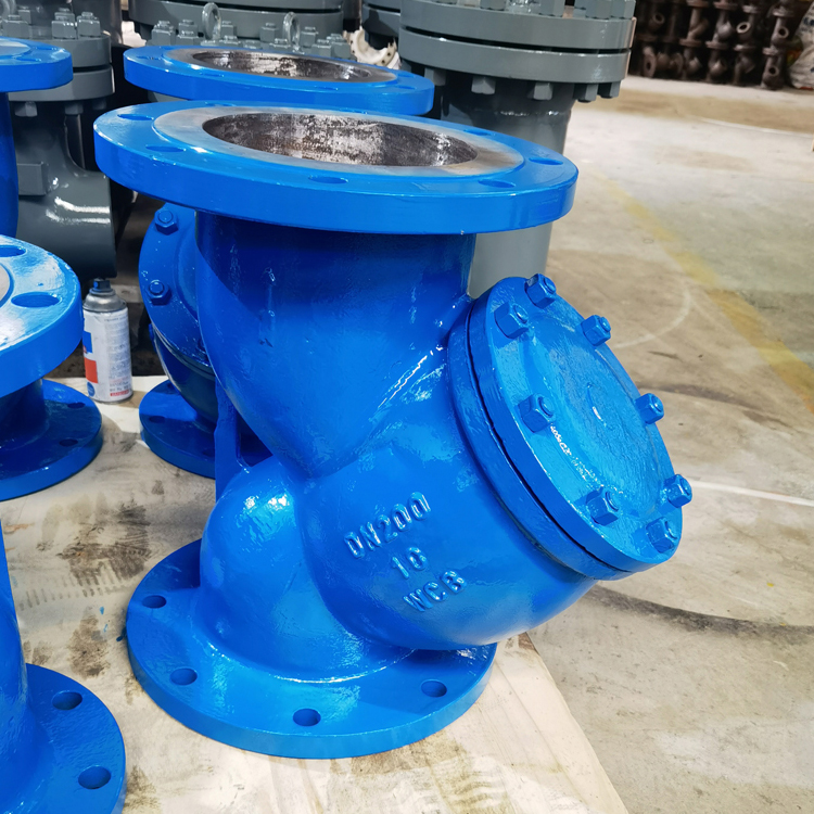 不锈钢Y型过滤器 法兰连接 管道排污滤水器 鸿信管道