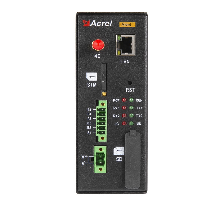 Acrel安科瑞导轨式智能物联网网关:ANet-1E1S1   1路网口   边缘计算通讯管理机