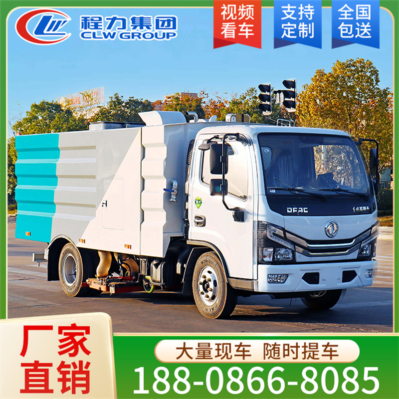 东风多利卡5方吸尘车