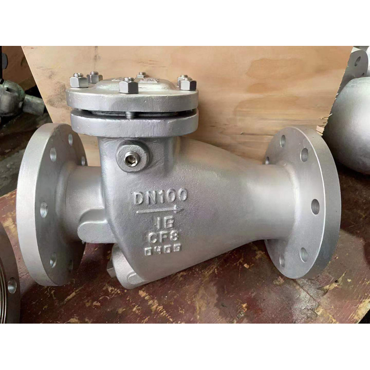 迪一阀门 专业生产 法兰蝶形止回阀不锈钢对夹双板