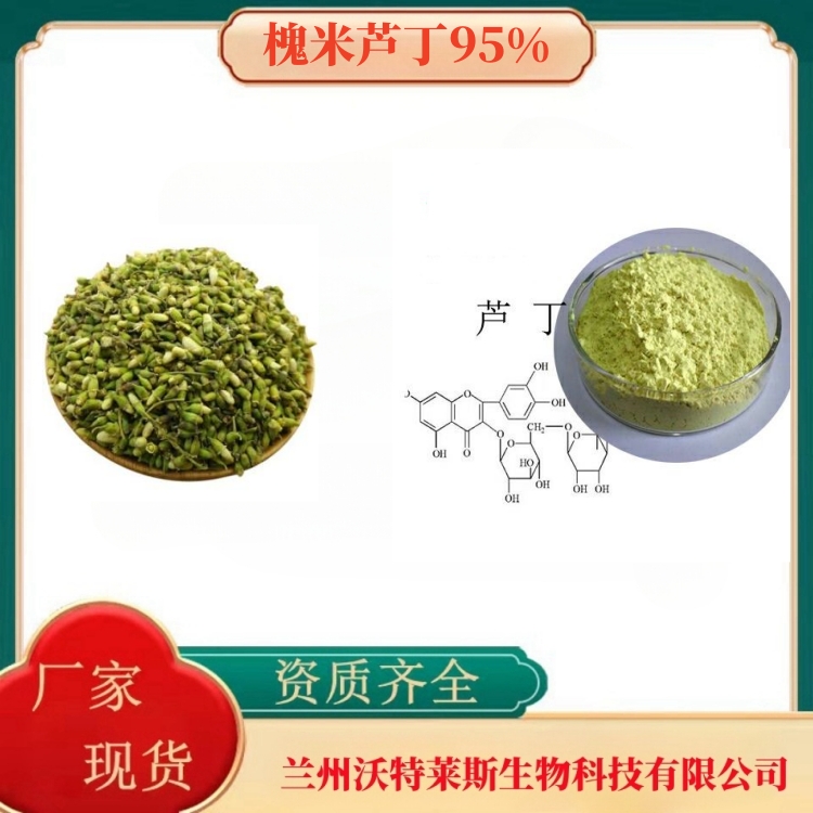 芦丁95%    槐米提取物   浓缩粉   提取液   浸膏  多种规格  沃特莱斯生物