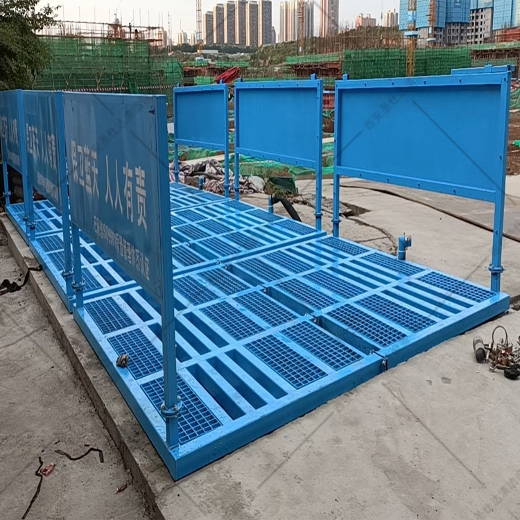 全自动洗车机 水泥厂料场焦化厂重型洗轮机 150T重型