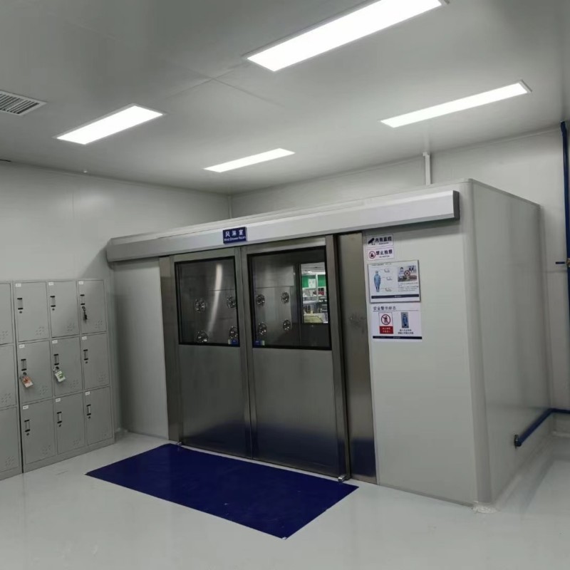 通道风淋室不锈钢风淋室彩钢板风淋室医院净化工程洁净车间手术室多人单人风淋