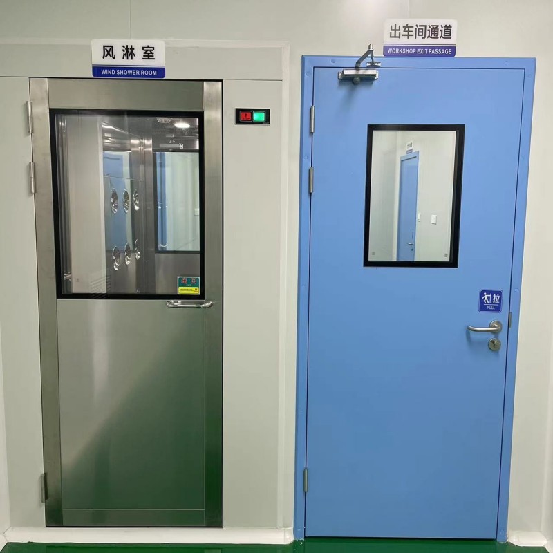不锈钢风淋室医院净化工程通道风淋室洁净车间手术室多人单人风淋