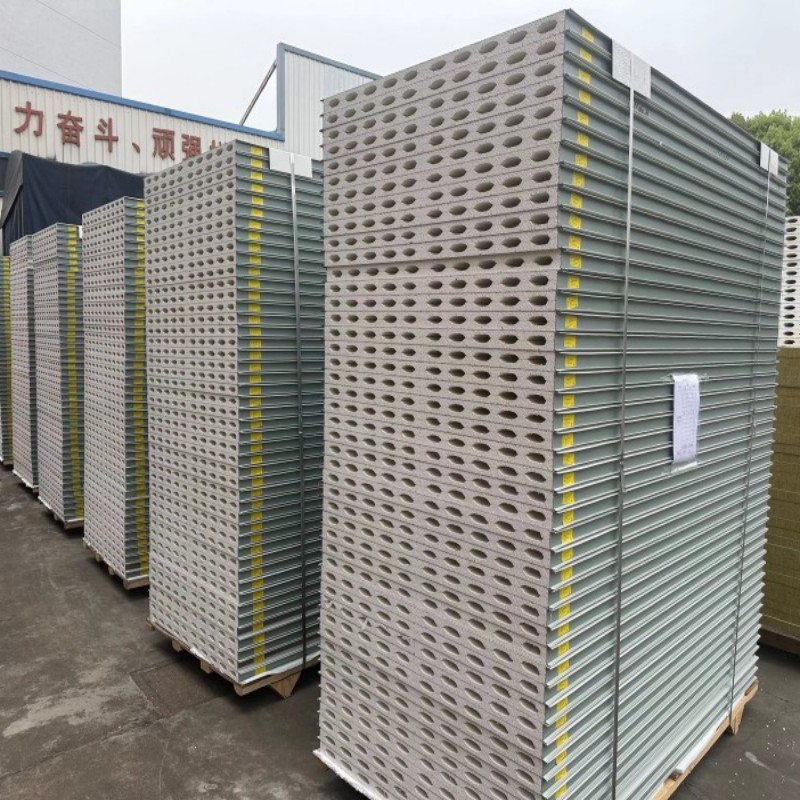 硫氧镁彩钢板硫氧镁夹芯板净化板洁净复合板净化工程防火专用板材