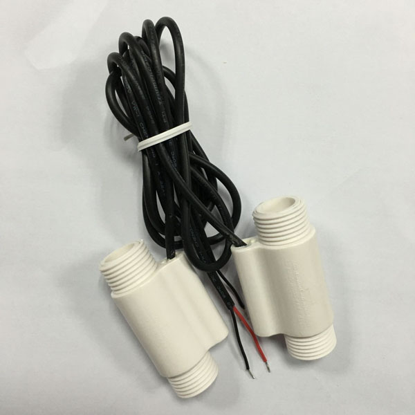 磁推式快接塑料水流开关 水管流量信号开关4分