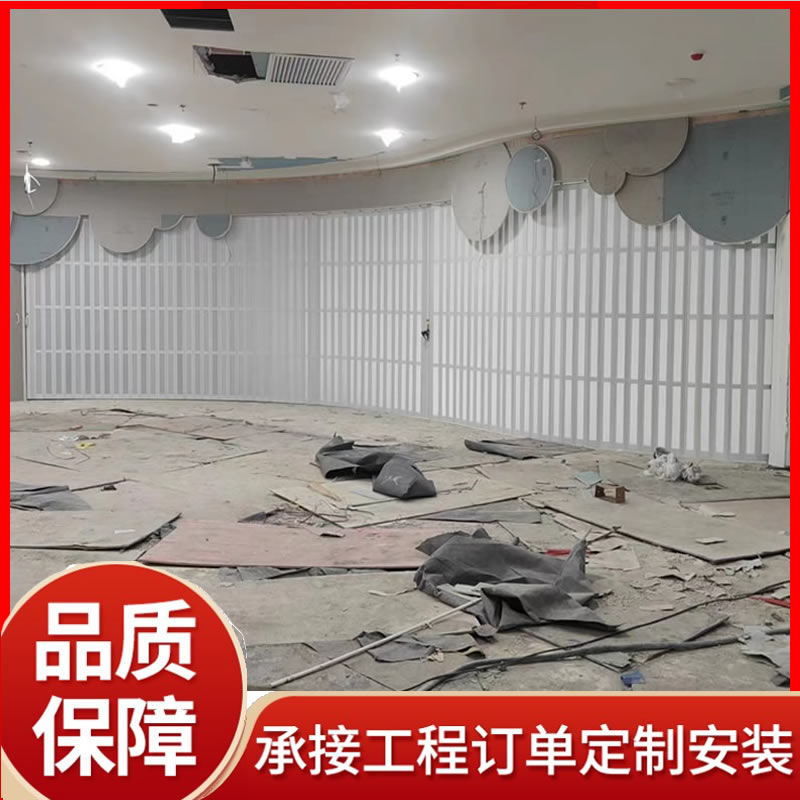 商场PVC折叠门 洗车店办公室隐形隔断门 瑞和门业 折叠推拉移门