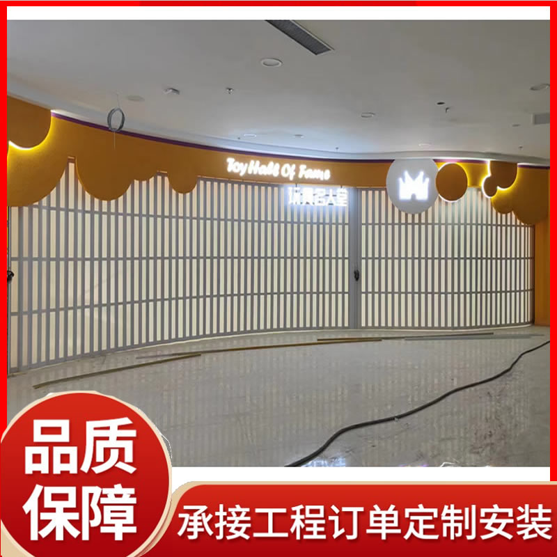 厨房门PVC折叠门室内推拉门厨房开放式吊轨简易阳台伸缩隐形移门