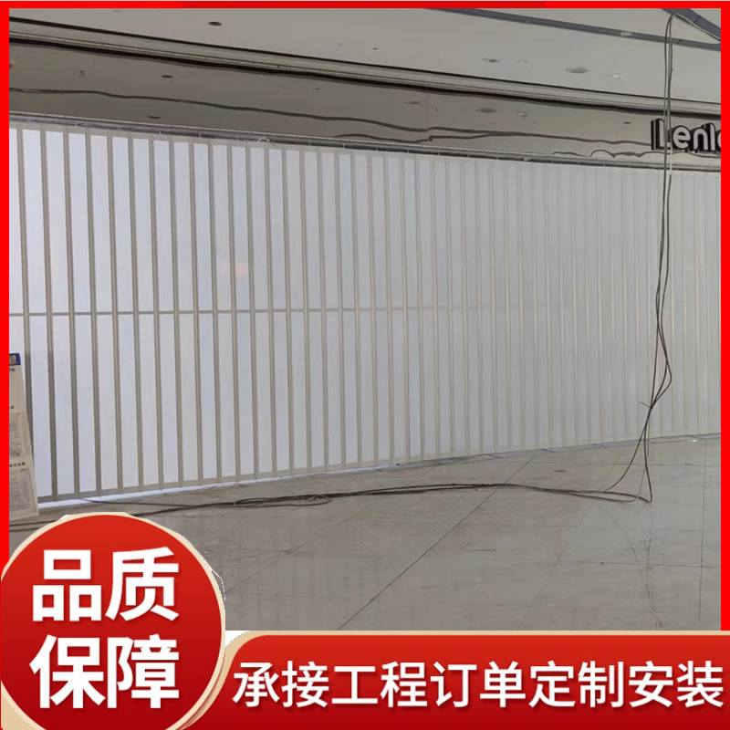 水晶电动卷闸门 透明卷帘门 防盗遥控pvc水晶门定制 商场门店主选