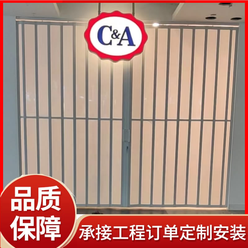 窄边铝合金折叠门 浴室厨房厕所卫生间门 开放式玻璃折叠推拉门 厂家