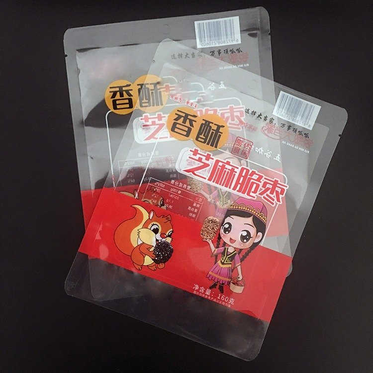 香酥芝麻脆枣袋子德远塑业160克冬枣包装袋 抽真空三边封袋
