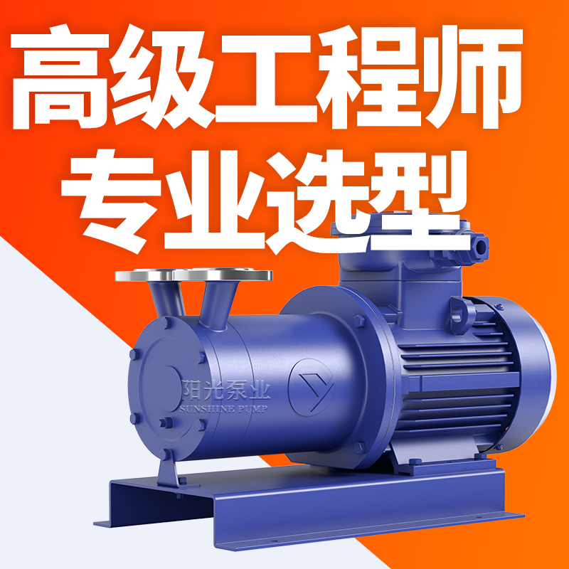 上海阳光泵业CWB磁力驱动离心泵耐酸碱抽酸泵耐腐蚀循环泵