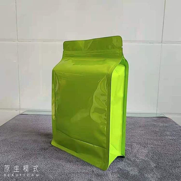 德远塑业彩色镀铝八边封定制自立拉链袋 1斤2斤5斤装加厚风琴袋
