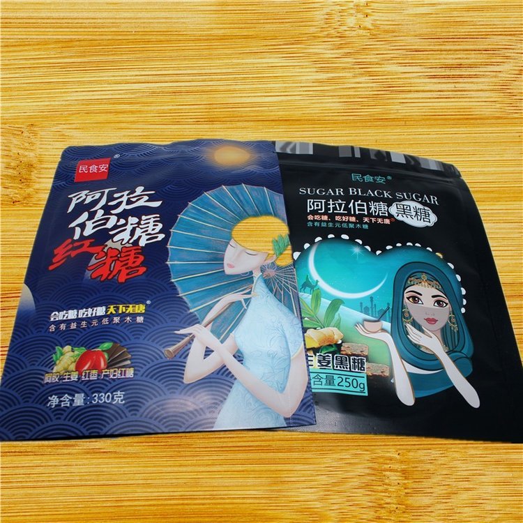 定制白糖红糖包装袋 白砂糖自立自封袋 冰糖塑料食品密封袋