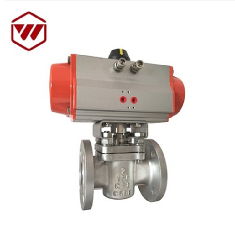 不锈钢压力平衡式衬套法兰旋塞阀