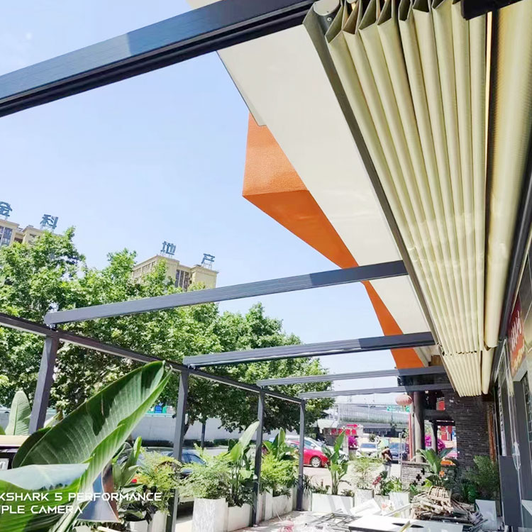 折叠天蓬帘户外遮阳篷