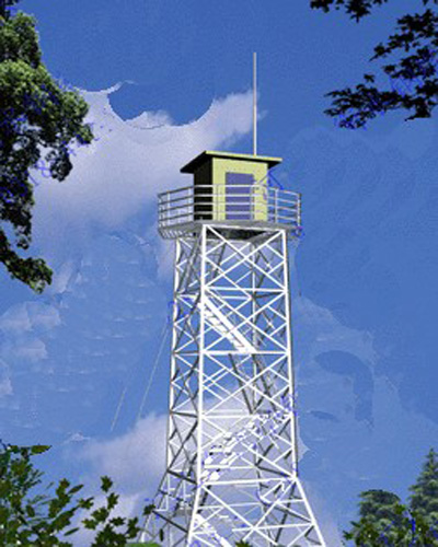 森林瞭望塔生产厂家-森林防火瞭望塔-景区观光塔生产加工