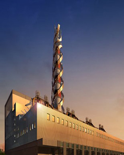 烟囱塔批发-厂家直供-化肥厂废气排放烟囱塔架-工厂锅炉烟囱塔