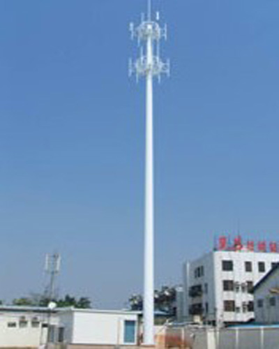 独管塔-支架式单管塔-通信单管气象测风塔