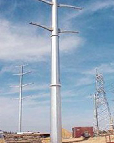 独管塔批发定制-支架式单管塔-通信单管气象测风塔