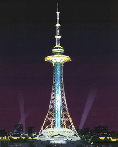 装饰塔生产厂家-楼顶美化装饰塔-支持定制-质优价廉