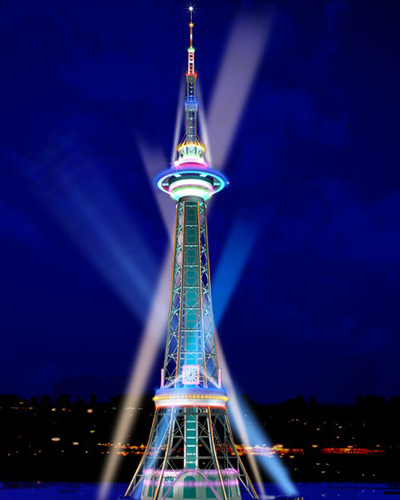 工艺塔厂家-不锈钢工艺塔-工艺装饰塔-防雷工艺塔