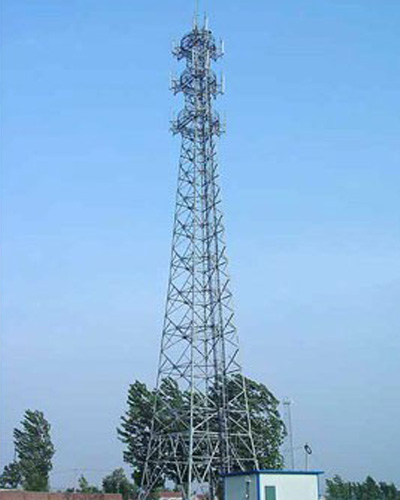 通信塔批发定制-35米单管通信塔-电力通讯5G独管塔