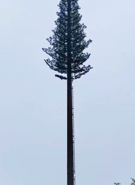 仿生树塔施工-仿生通信树塔-仿真松树榕树-室外仿真榕树铁塔