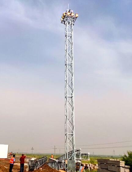 投光灯塔定制-铁路照明灯塔-货场升降式投光灯塔-固定式灯塔