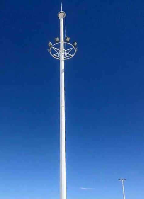 灯塔批发定制安装-铁路站场投光灯塔-工地施工照明灯塔-25米固定式灯塔-结构稳定