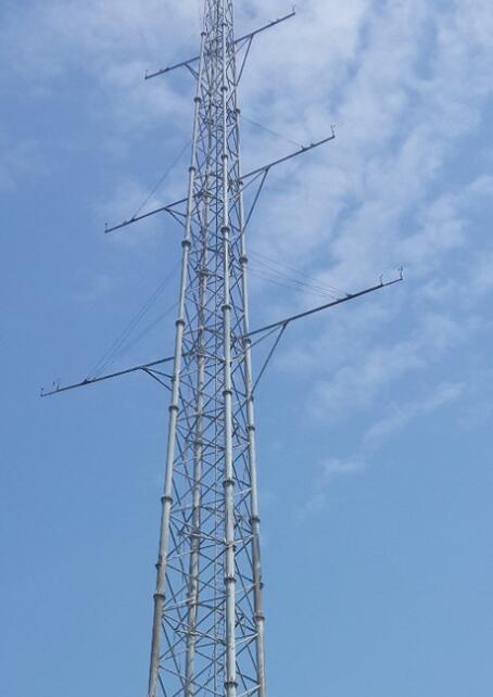 测风塔施工气象数据采集测风塔 热镀锌风电场角钢自立式式测风铁塔