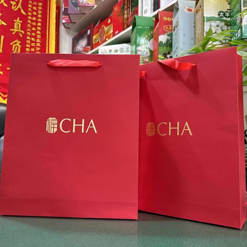 大观园彩印 定做纸质手提袋 简约精致手提纸袋定制 购物礼品包装袋