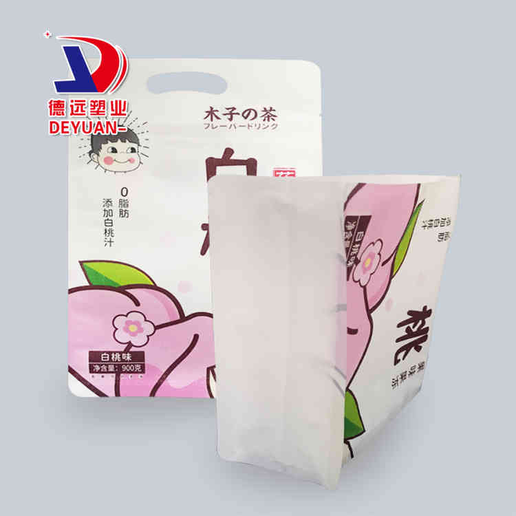 白桃味果冻包装袋 八边封食品袋 休闲食品袋子 德远塑业