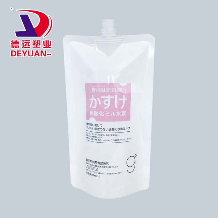 乳液吸嘴包装袋定制 化妆品 洗衣液塑料袋 1000ml护肤品包装 德远塑业