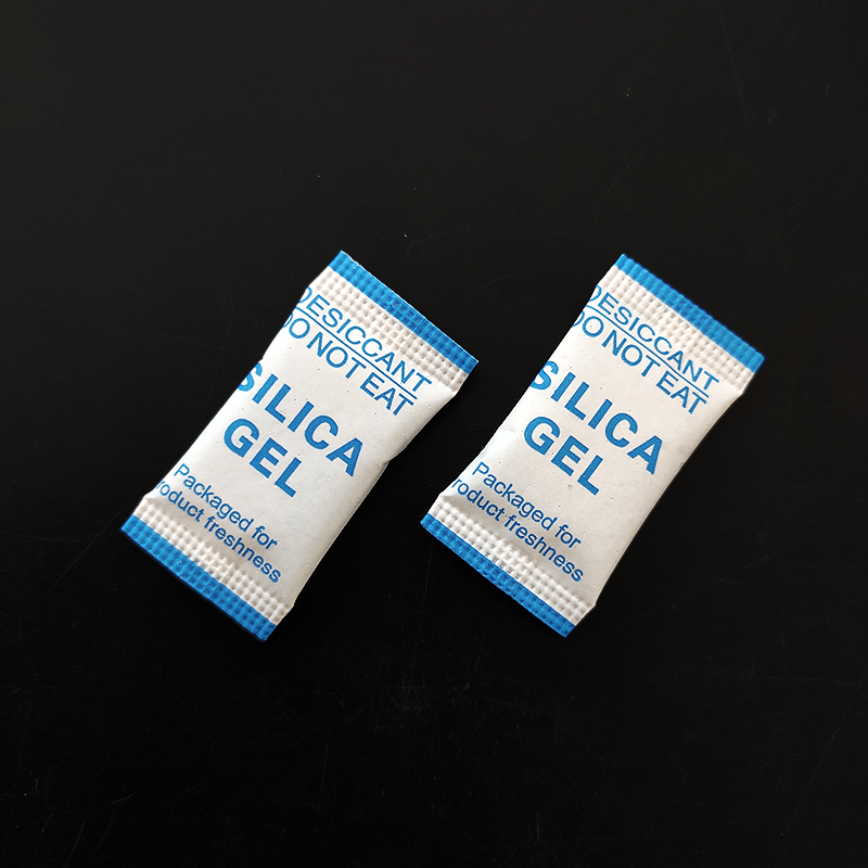 食品级硅胶干燥剂1克英文背封防潮吸湿可出口