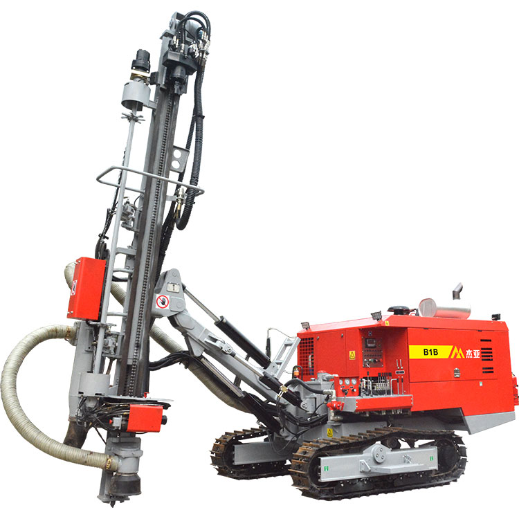 杰亚分体式履带露天潜孔钻机自动换钻杆