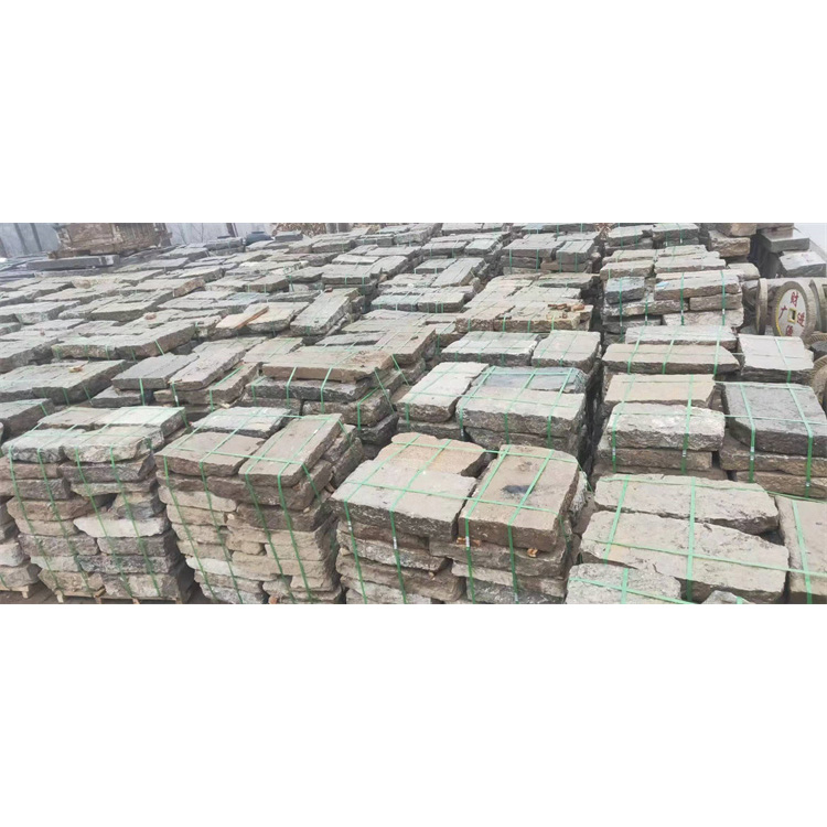 户外景区人行横道铺设青石板 耐磨耐腐