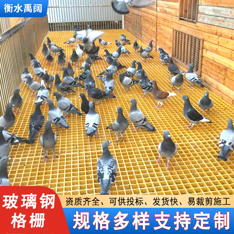 盖板型玻璃钢格栅50厚鸽舍地网护树板树池篦子光伏平台走道