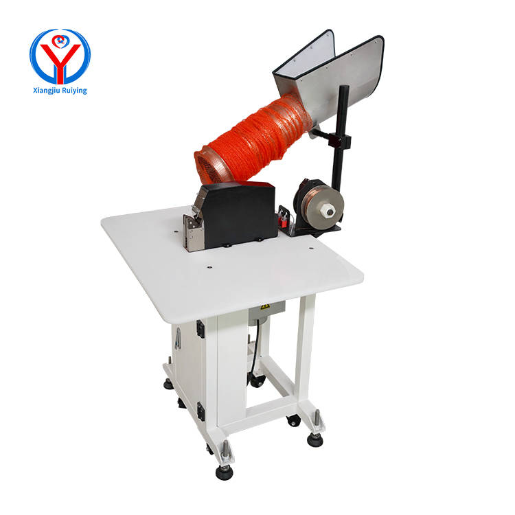 橙子姜蒜果蔬套袋机 半自动网袋包装机