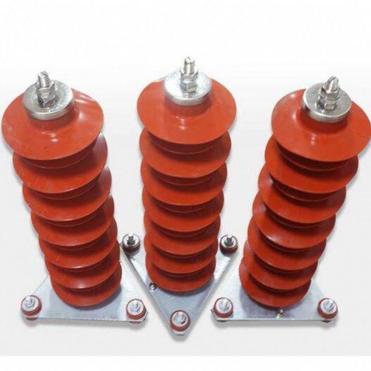 高压户外复合绝缘一体氧化锌避雷器 机械性好 安装拆卸简便