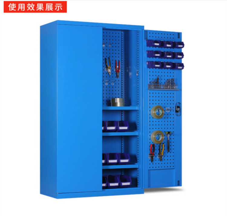 工具柜 五金工具柜铁皮柜 多功能工厂汽修双开门抽屉式加厚收纳