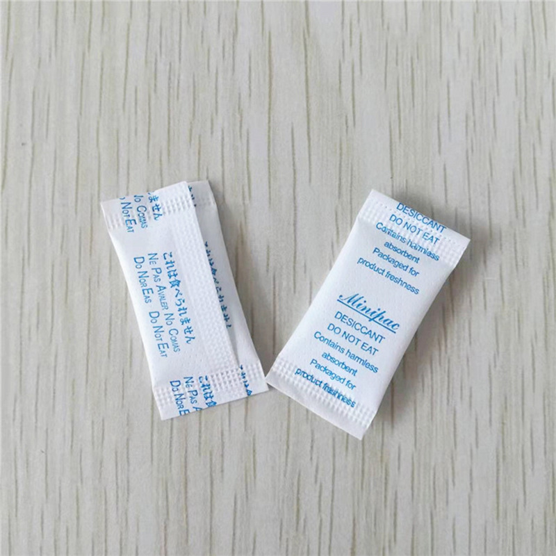 药品专用1克背封硅胶干燥剂防潮吸湿可出口