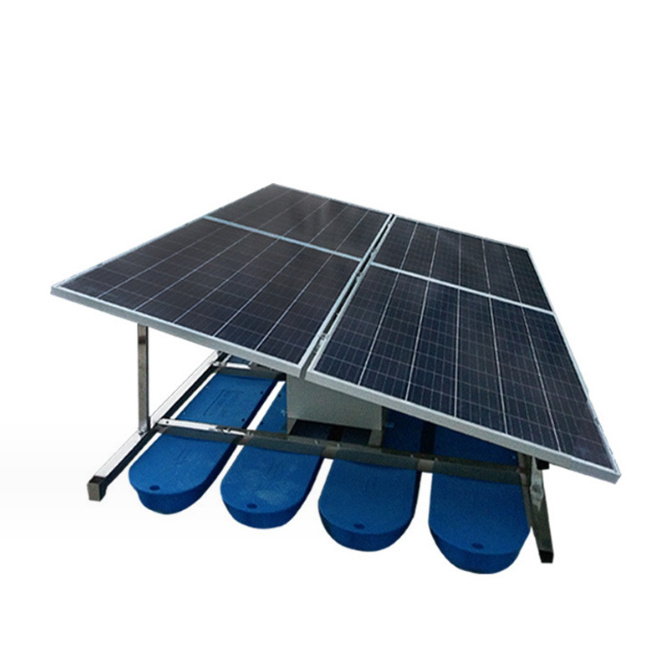 益顿  太阳能曝气机 光伏电池组件 增氧机污水处理鱼塘曝气设备