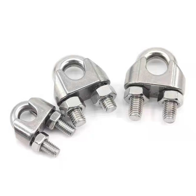 不锈钢304卡头 诚信紧固件 热镀锌国标钢丝绳夹头