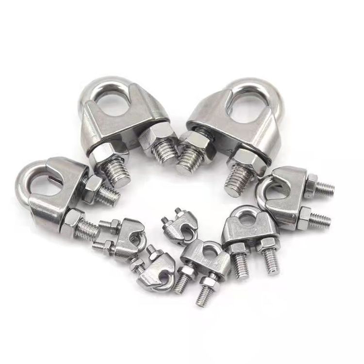 不锈钢304卡头 诚信紧固件 钢丝绳卡头 夹头 收束器