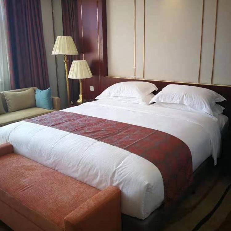 鑫艺诚布草可定LOGO 宾馆布草 白色纯棉鑫艺诚宾馆床单 厂家批发