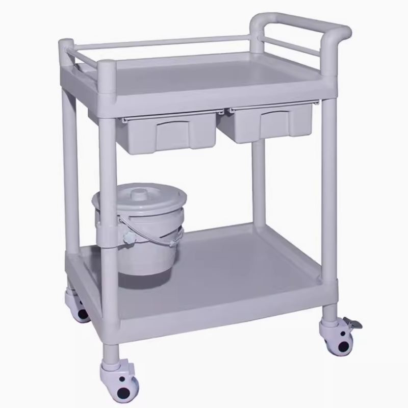 治疗车 ABS塑料医用推车 医疗器械台 美容院仪器护理手推车