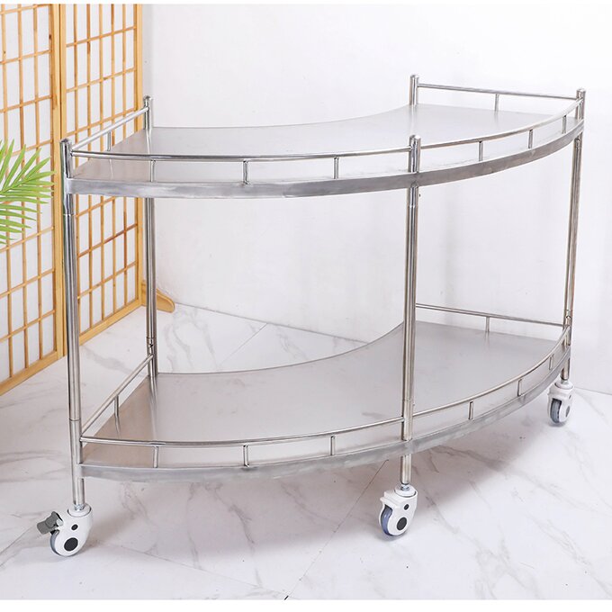 不锈钢护理车 美容医疗小推车 治疗车 送药车