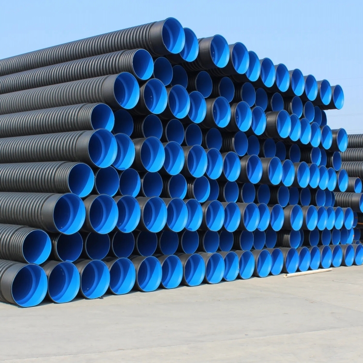 双壁波纹管 大口径地埋排污管