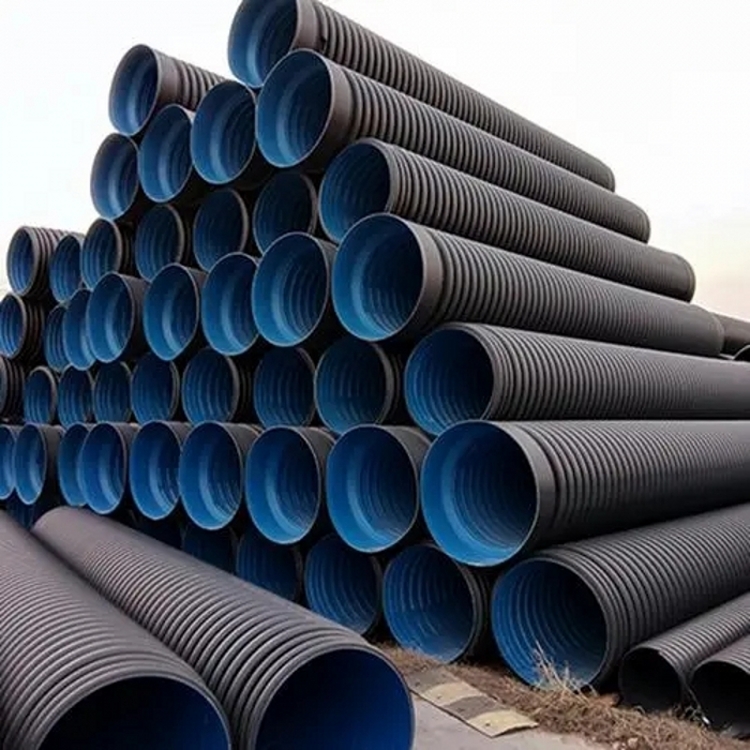 PE污水管 工业排水排污波纹管